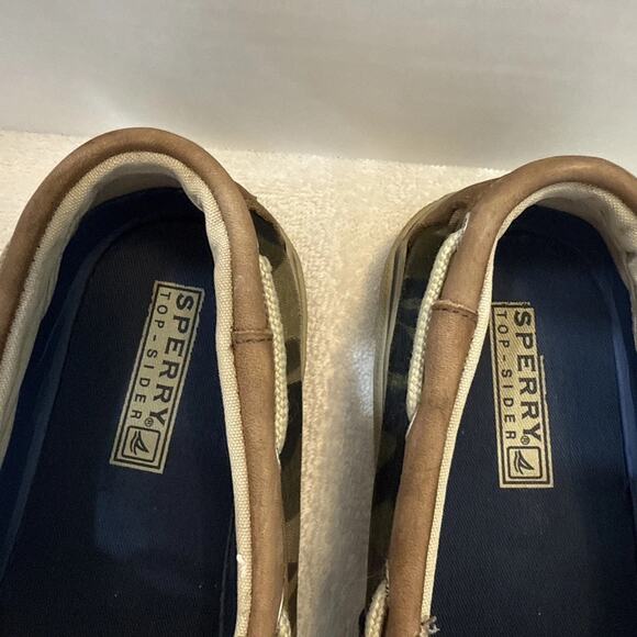 Rare Sperry Top Sider Camo 2 Eye Boat Shoe Mens Size 8 Camouflage Slides main image 9